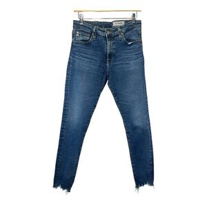 AG Adriano Goldschmied Farrah High Rise‎ Women's Ankle Blue Jeans Size 29R